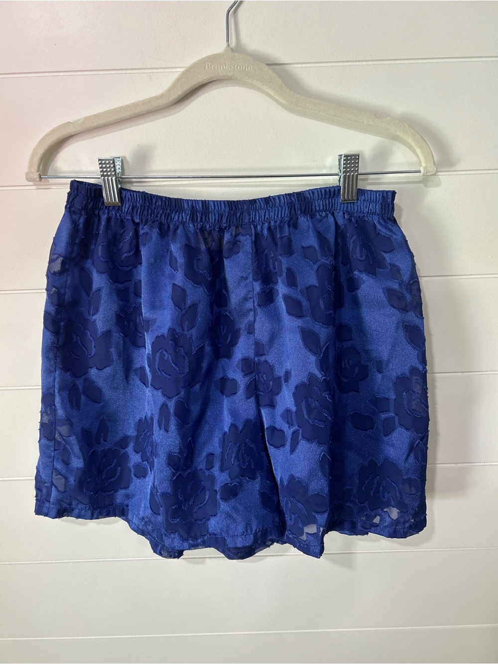 Vintage Gold Label Victoria's Secret Blue Elastic Waist Shorts